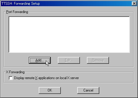 TTSSH: Forwarding Setup